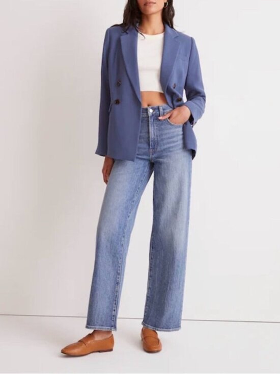 Madewell Denim - NWT Madewell The Perfect Vintage Wide-Leg Jean Women's Size 27 Tall Casual